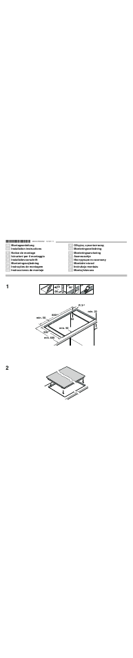 Bosch PKD975N24D Placa vitrocerámica de 90 cm de ancho Terminación Premium EAN 4242002469089 User Manual | 8 pages