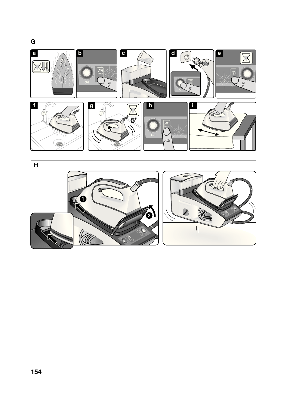 Bosch TDS4550 Centro de planchado Sensixx B45L Styline EAN 4242002684154 User Manual | Page 154 / 156