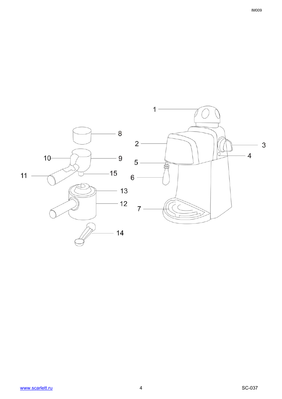 Scarlett SC-037 User Manual | Page 4 / 24