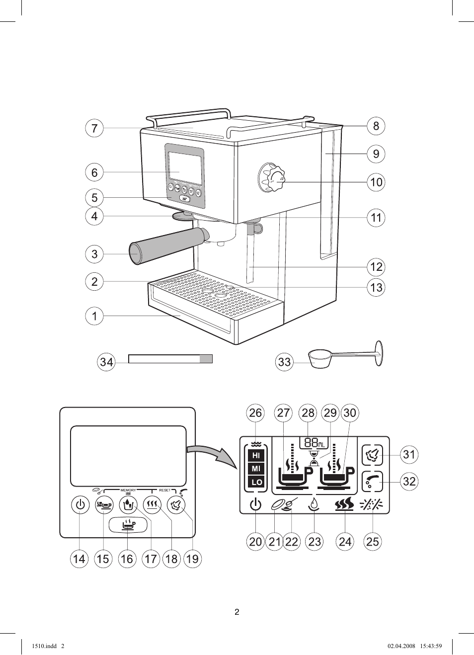 Vitek VT-1510 SR User Manual | Page 2 / 80