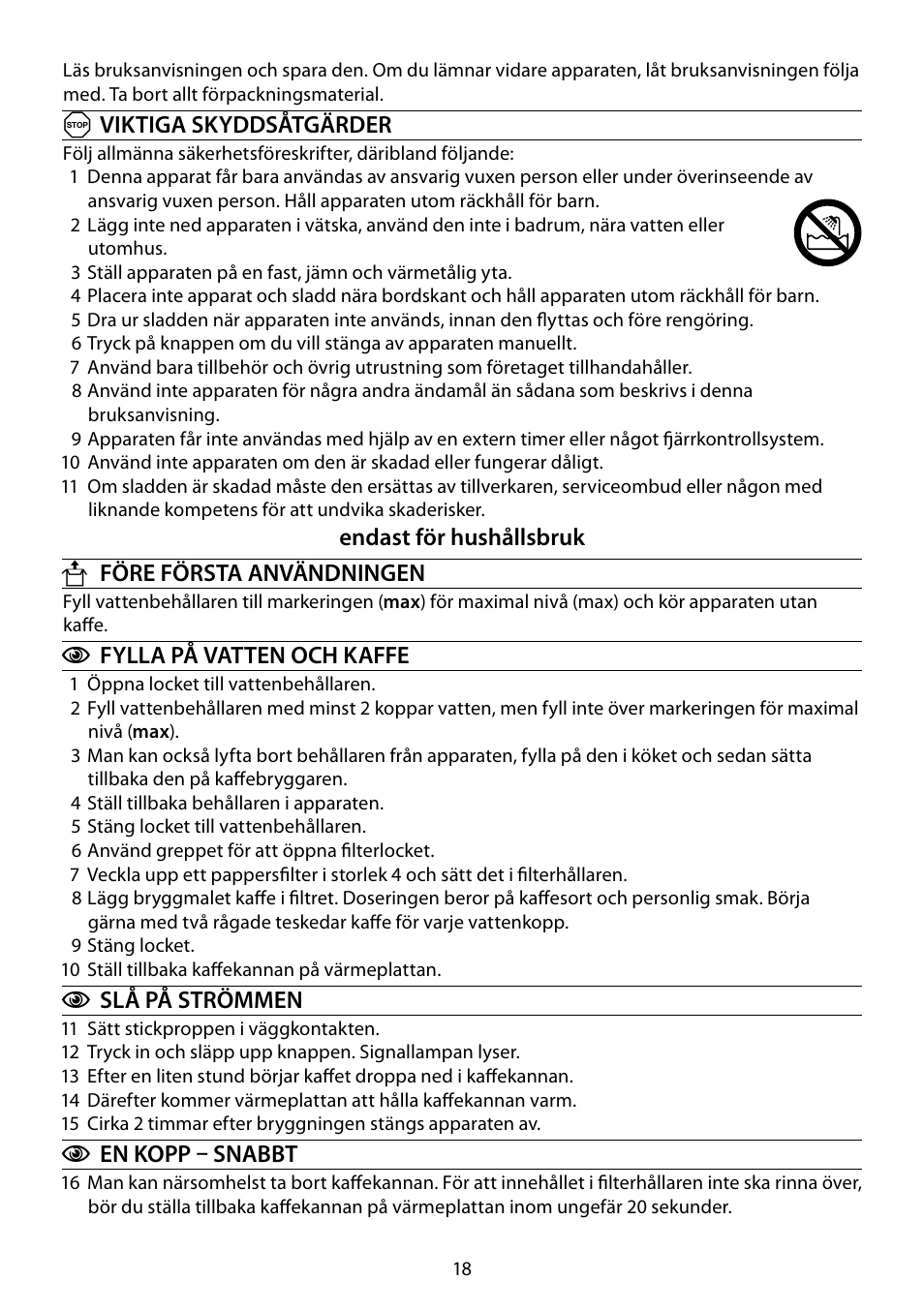 RUSSELL HOBBS ALLURE User Manual | Page 18 / 48