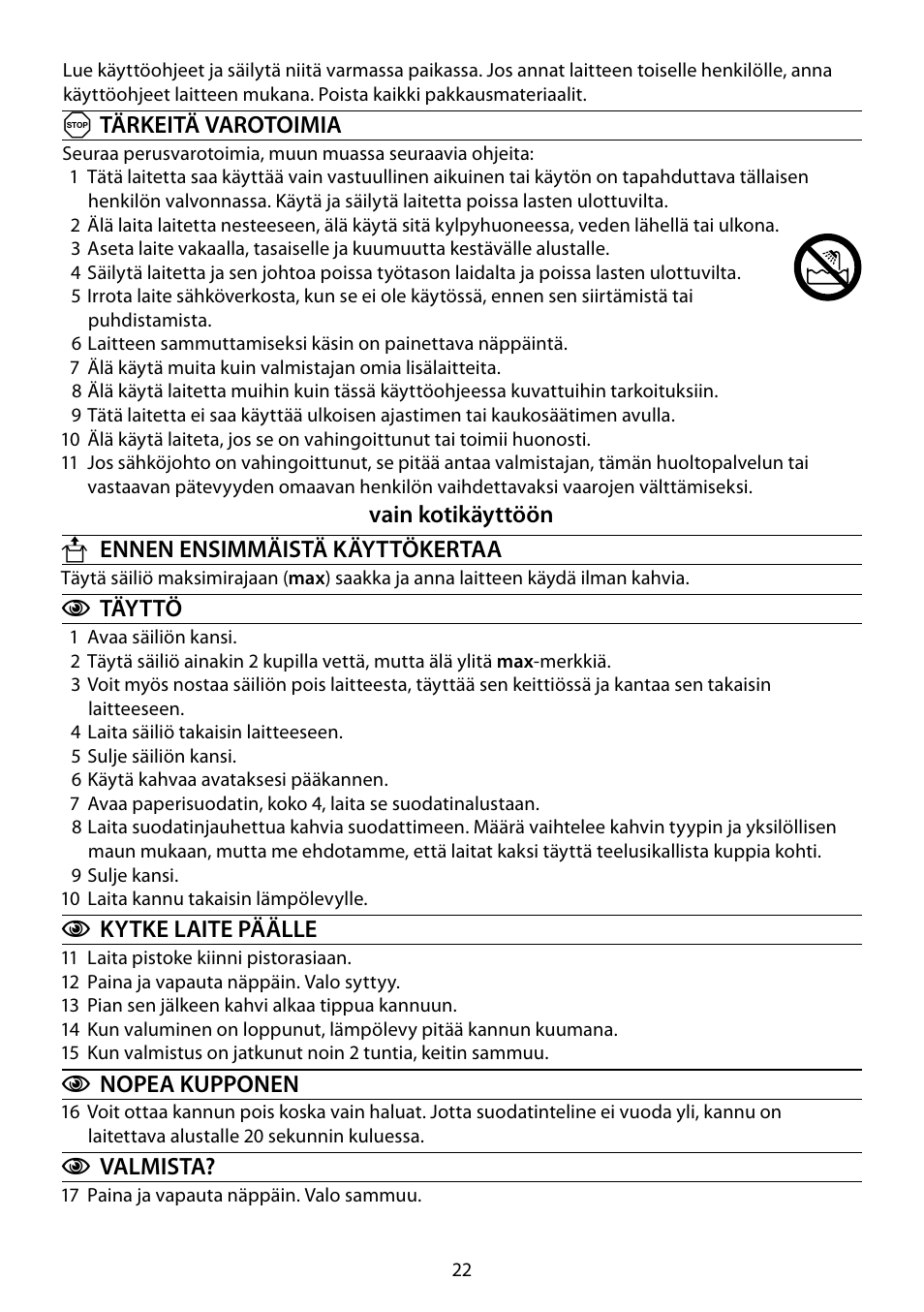 RUSSELL HOBBS ALLURE User Manual | Page 22 / 48