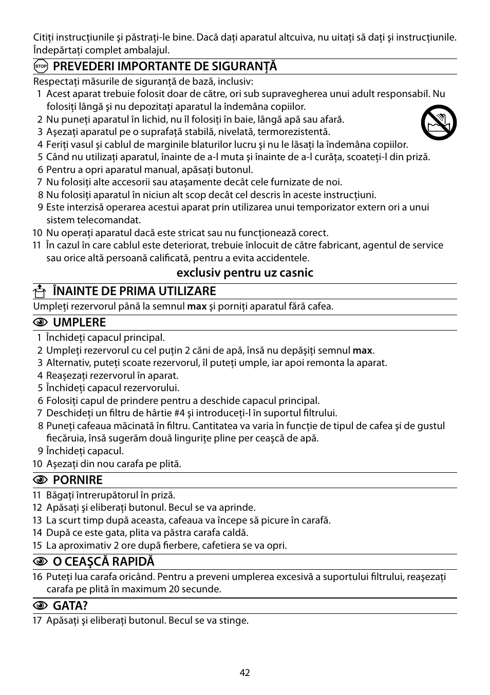 RUSSELL HOBBS ALLURE User Manual | Page 42 / 48