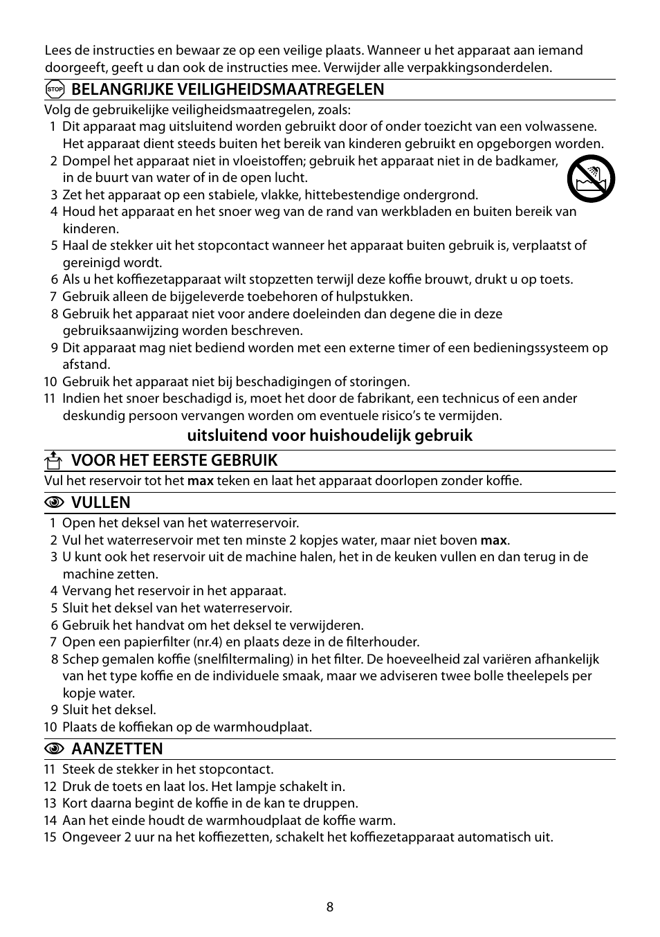 RUSSELL HOBBS ALLURE User Manual | Page 8 / 48