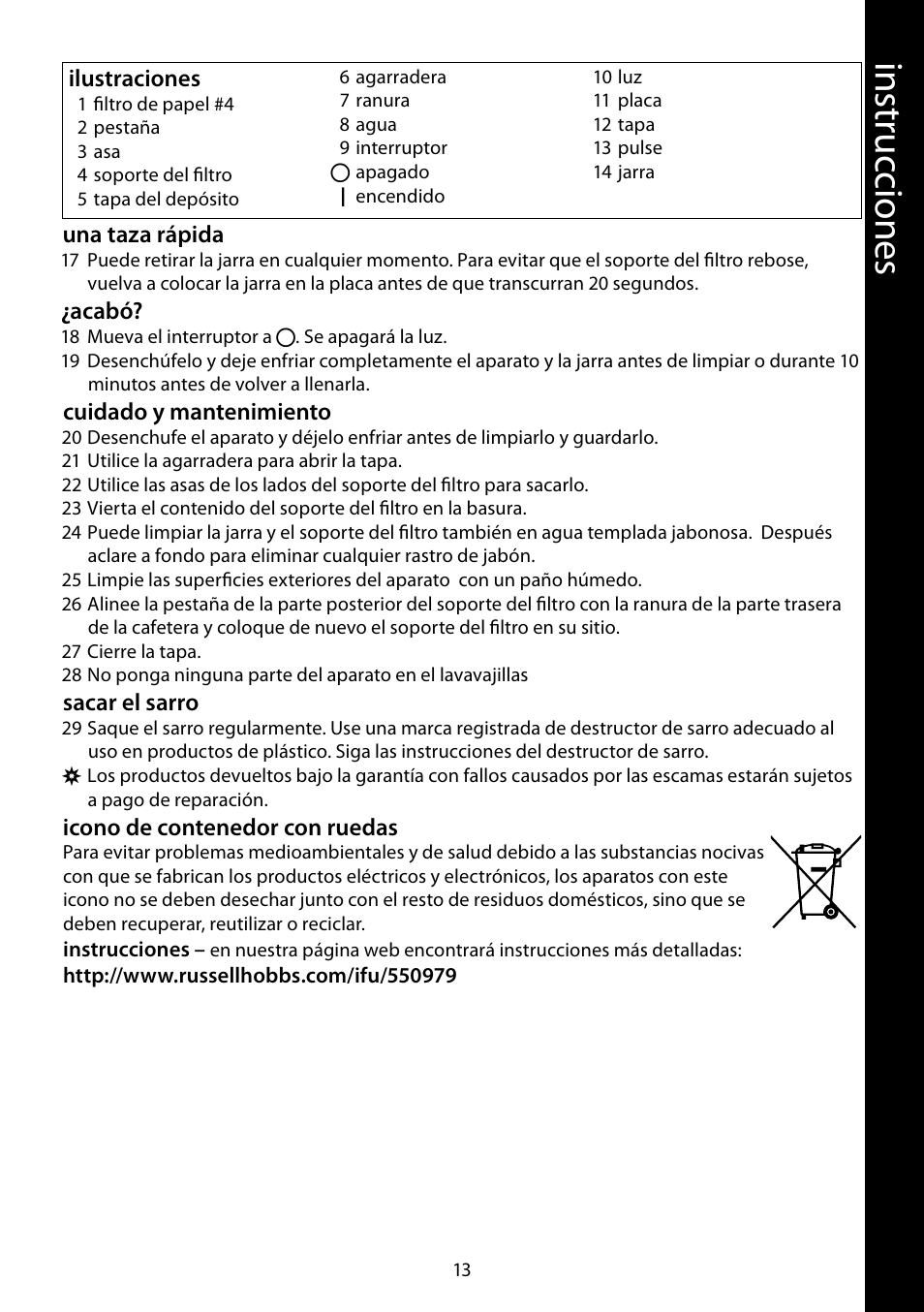 RUSSELL HOBBS JUNGLE GREEN User Manual | Page 13 / 48
