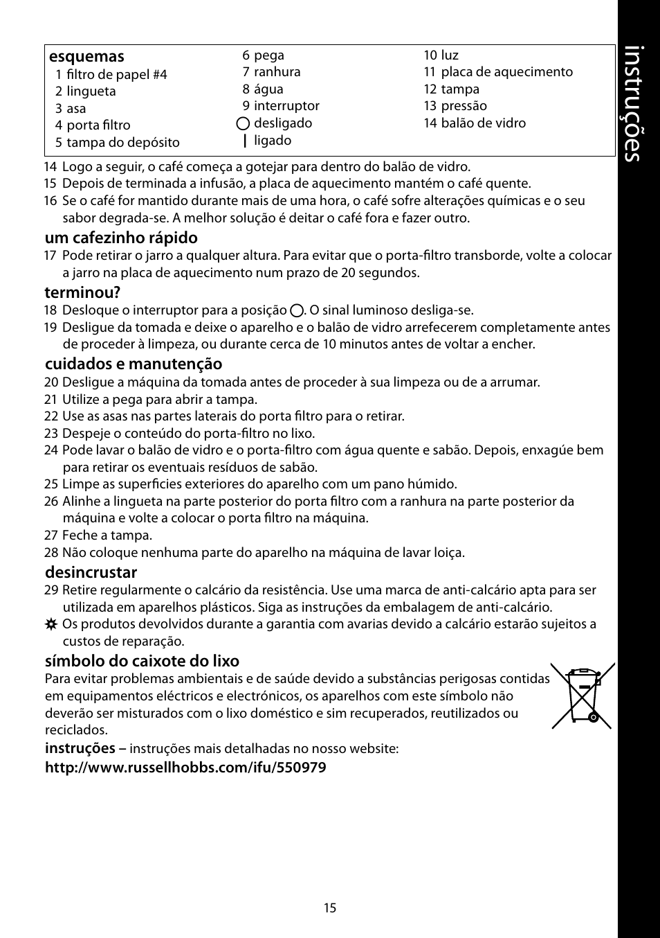 RUSSELL HOBBS JUNGLE GREEN User Manual | Page 15 / 48