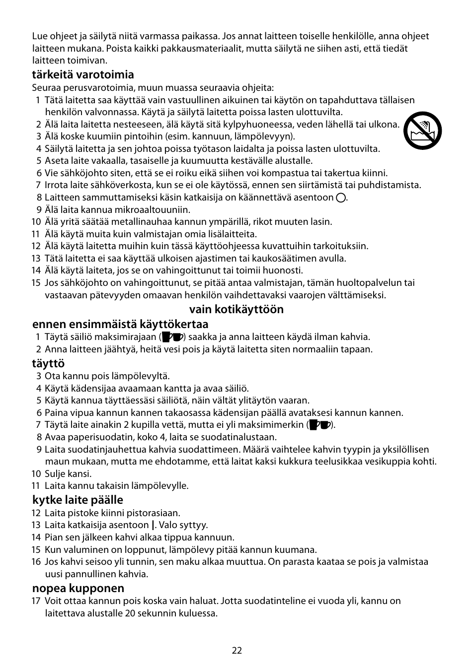 RUSSELL HOBBS JUNGLE GREEN User Manual | Page 22 / 48