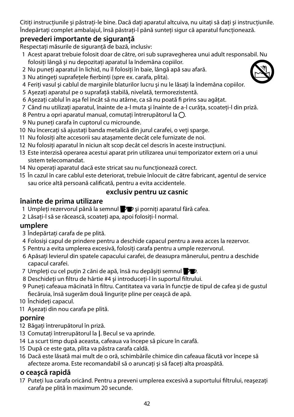 RUSSELL HOBBS JUNGLE GREEN User Manual | Page 42 / 48