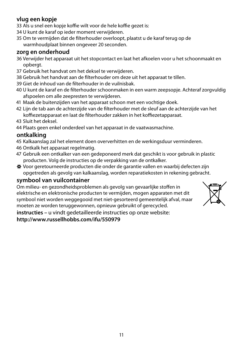 RUSSELL HOBBS DELUXE User Manual | Page 11 / 68