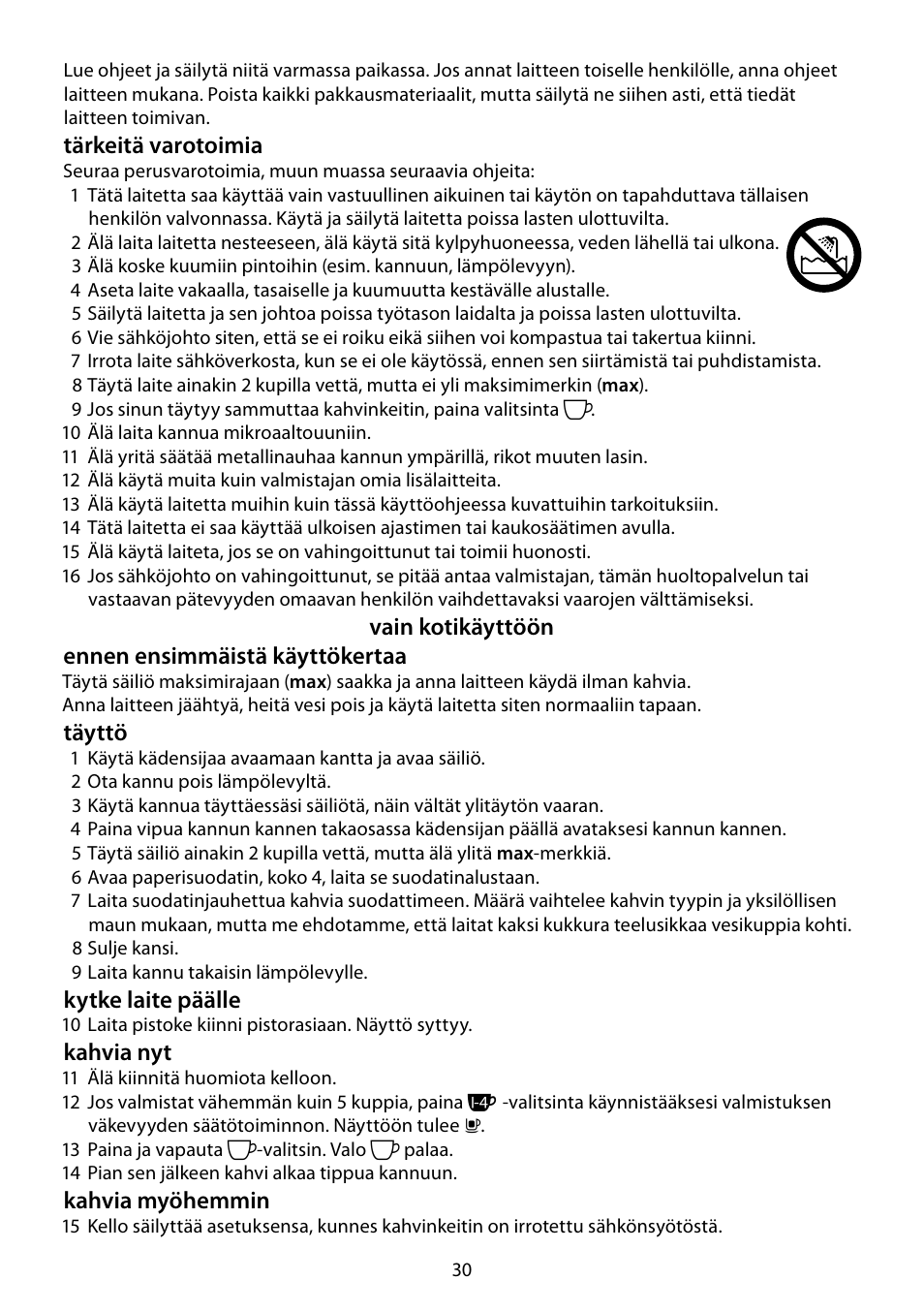 RUSSELL HOBBS DELUXE User Manual | Page 30 / 68