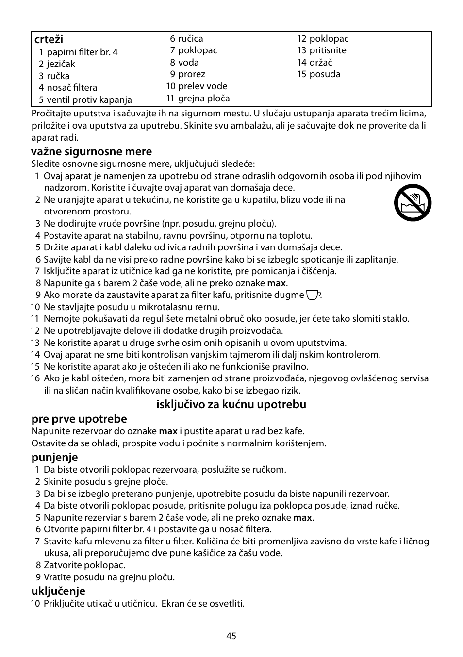 RUSSELL HOBBS DELUXE User Manual | Page 45 / 68