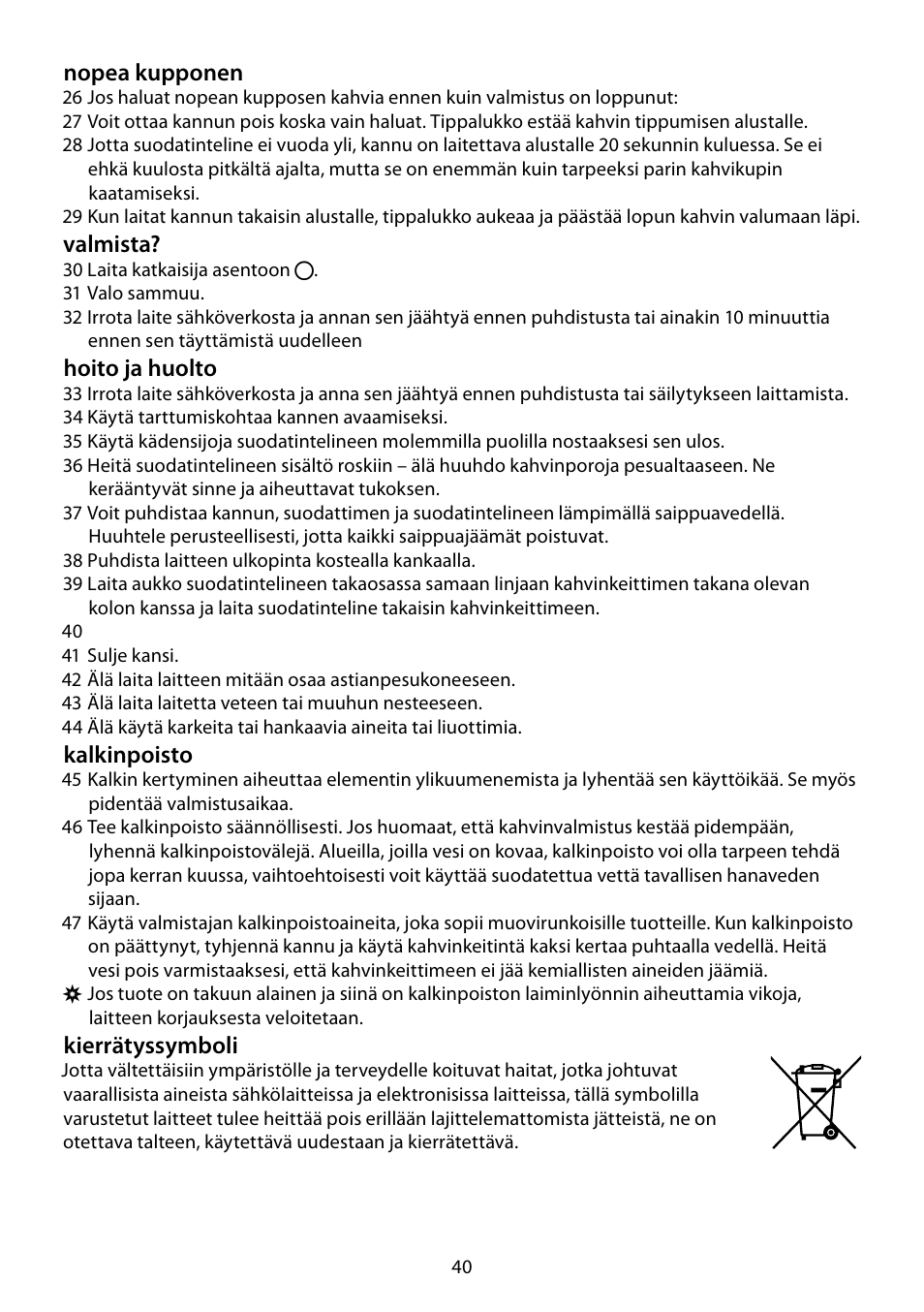 RUSSELL HOBBS PURPLE PASSION User Manual | Page 40 / 88