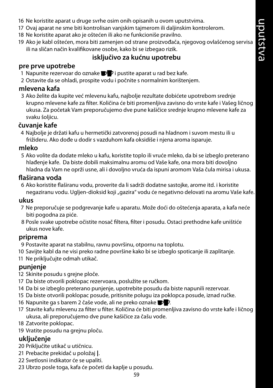 Up ut stv a | RUSSELL HOBBS PURPLE PASSION User Manual | Page 59 / 88