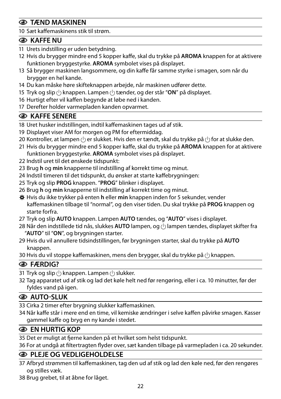 RUSSELL HOBBS COTTAGE FLORAL User Manual | Page 22 / 68