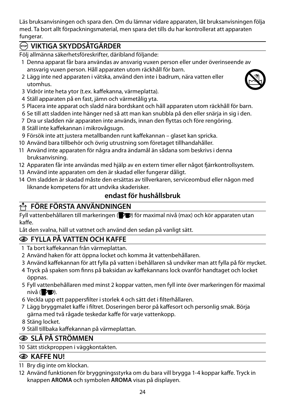 RUSSELL HOBBS COTTAGE FLORAL User Manual | Page 24 / 68