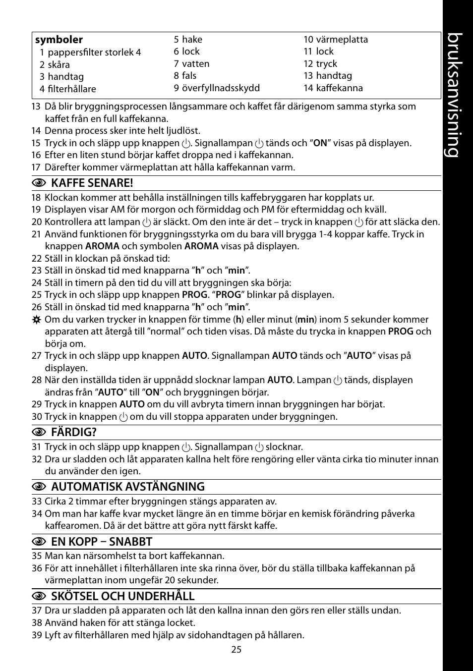 Br uk sa nv isnin g | RUSSELL HOBBS COTTAGE FLORAL User Manual | Page 25 / 68