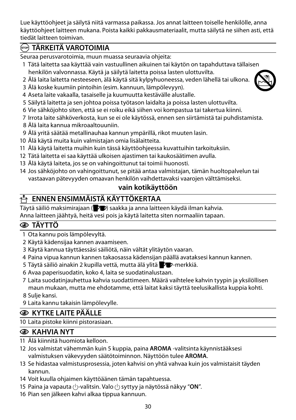 RUSSELL HOBBS COTTAGE FLORAL User Manual | Page 30 / 68