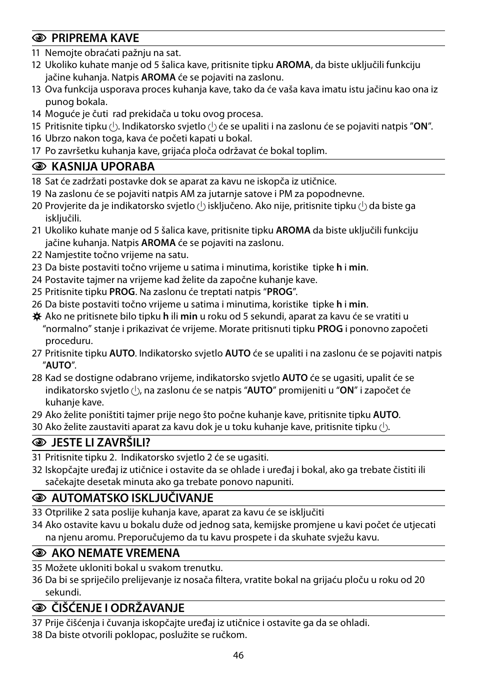 RUSSELL HOBBS COTTAGE FLORAL User Manual | Page 46 / 68