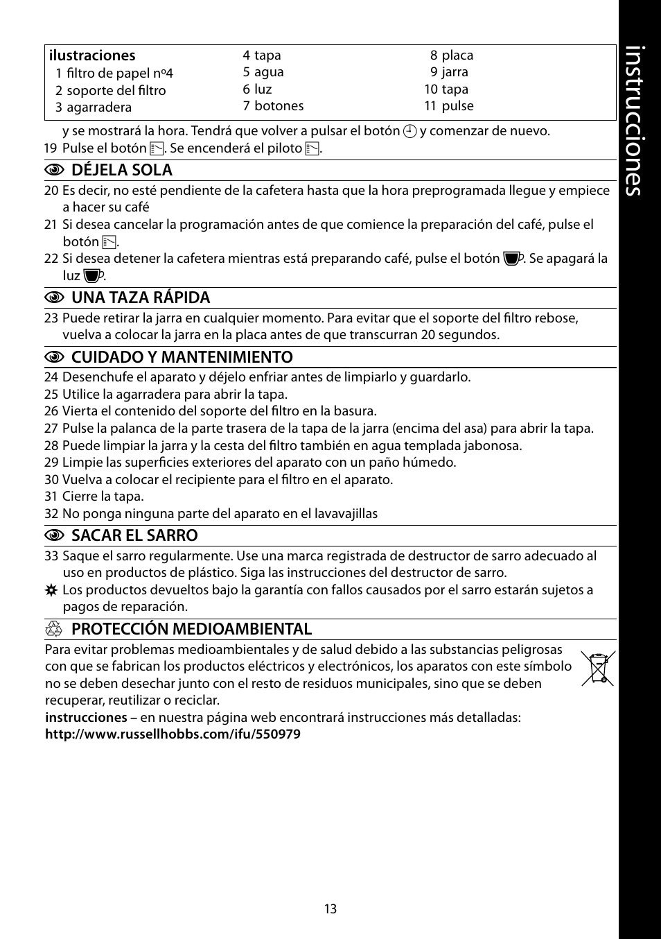 RUSSELL HOBBS MONO User Manual | Page 13 / 48