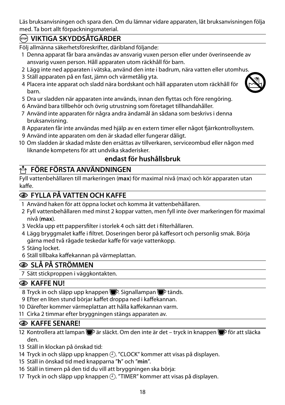 RUSSELL HOBBS MONO User Manual | Page 18 / 48