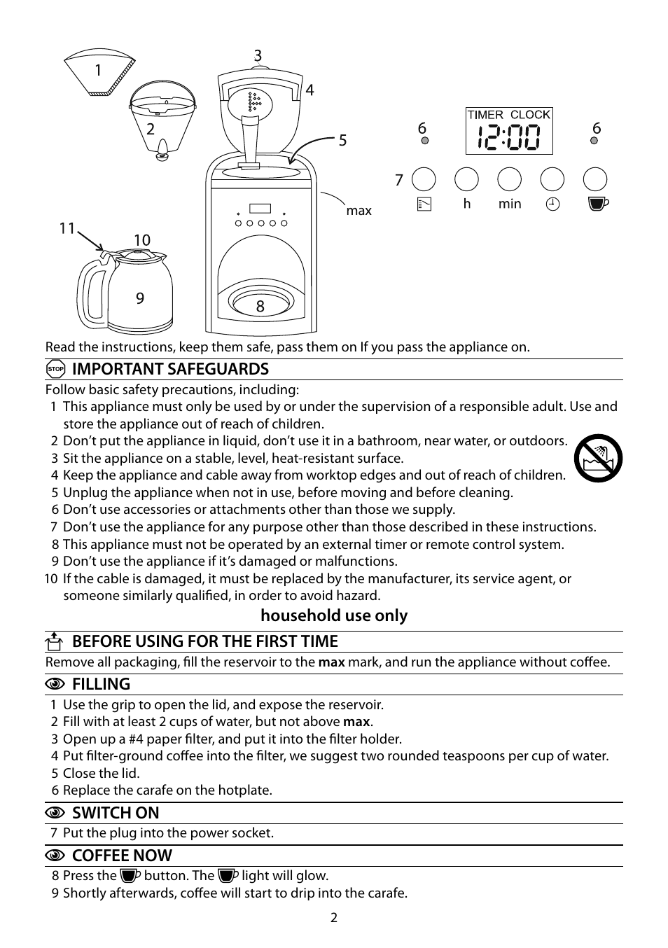 RUSSELL HOBBS MONO User Manual | Page 2 / 48