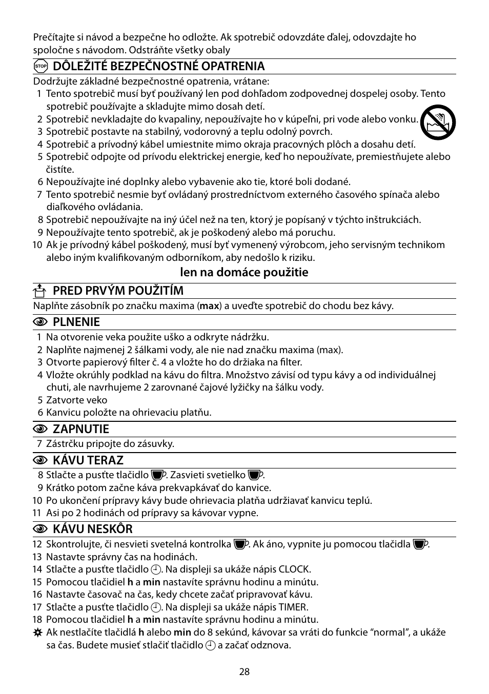 RUSSELL HOBBS MONO User Manual | Page 28 / 48