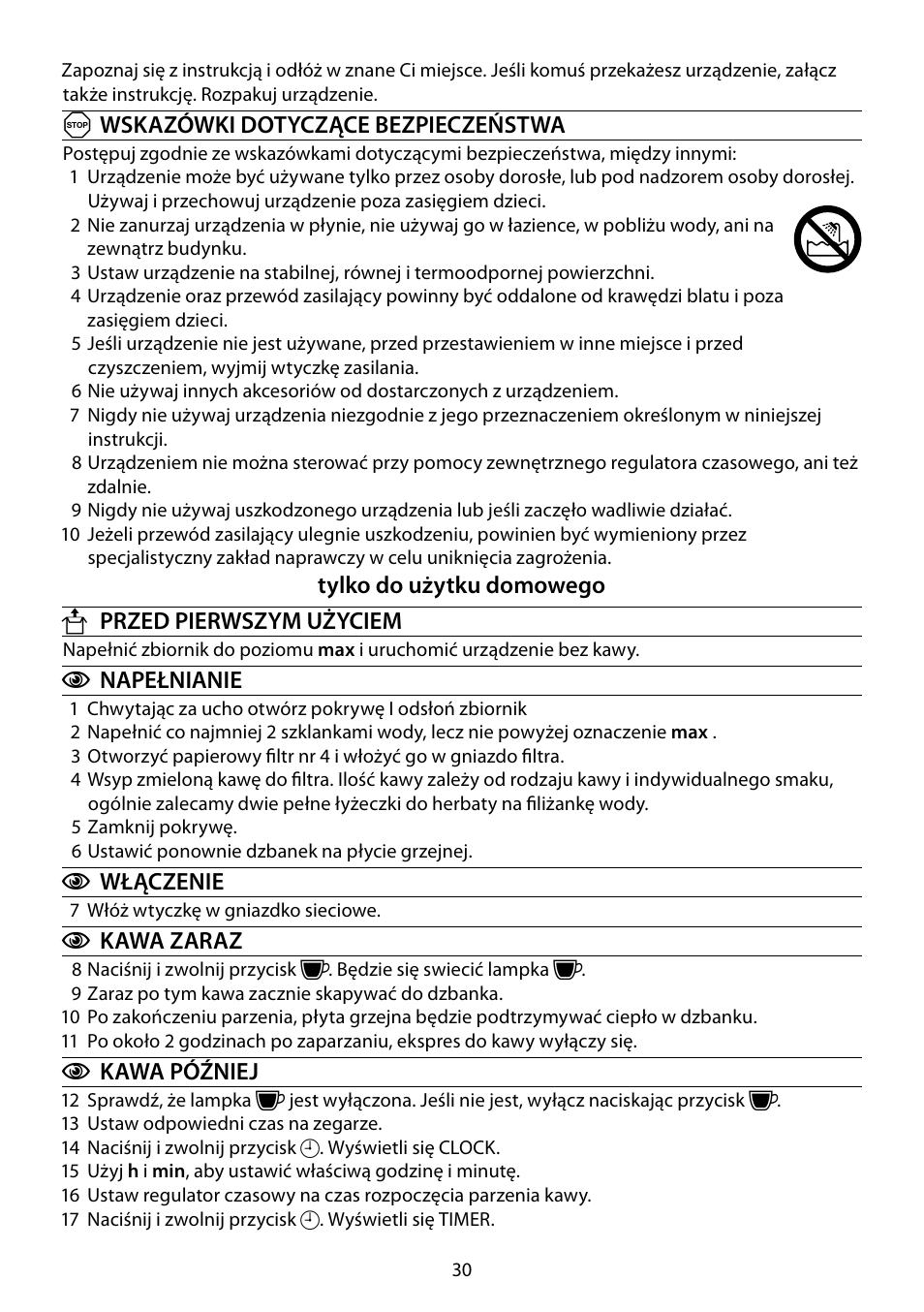 RUSSELL HOBBS MONO User Manual | Page 30 / 48