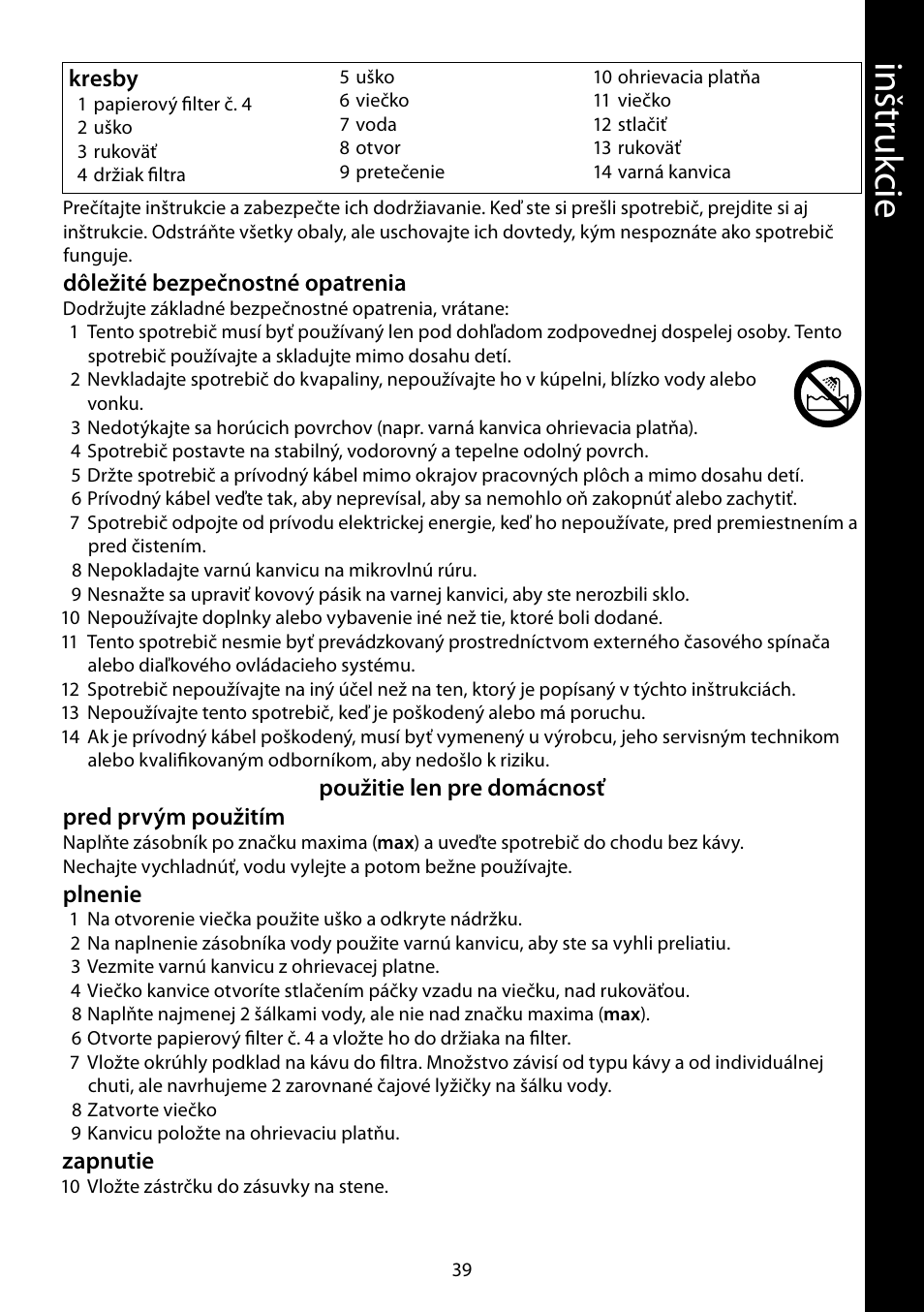 RUSSELL HOBBS FUTURA User Manual | Page 39 / 68