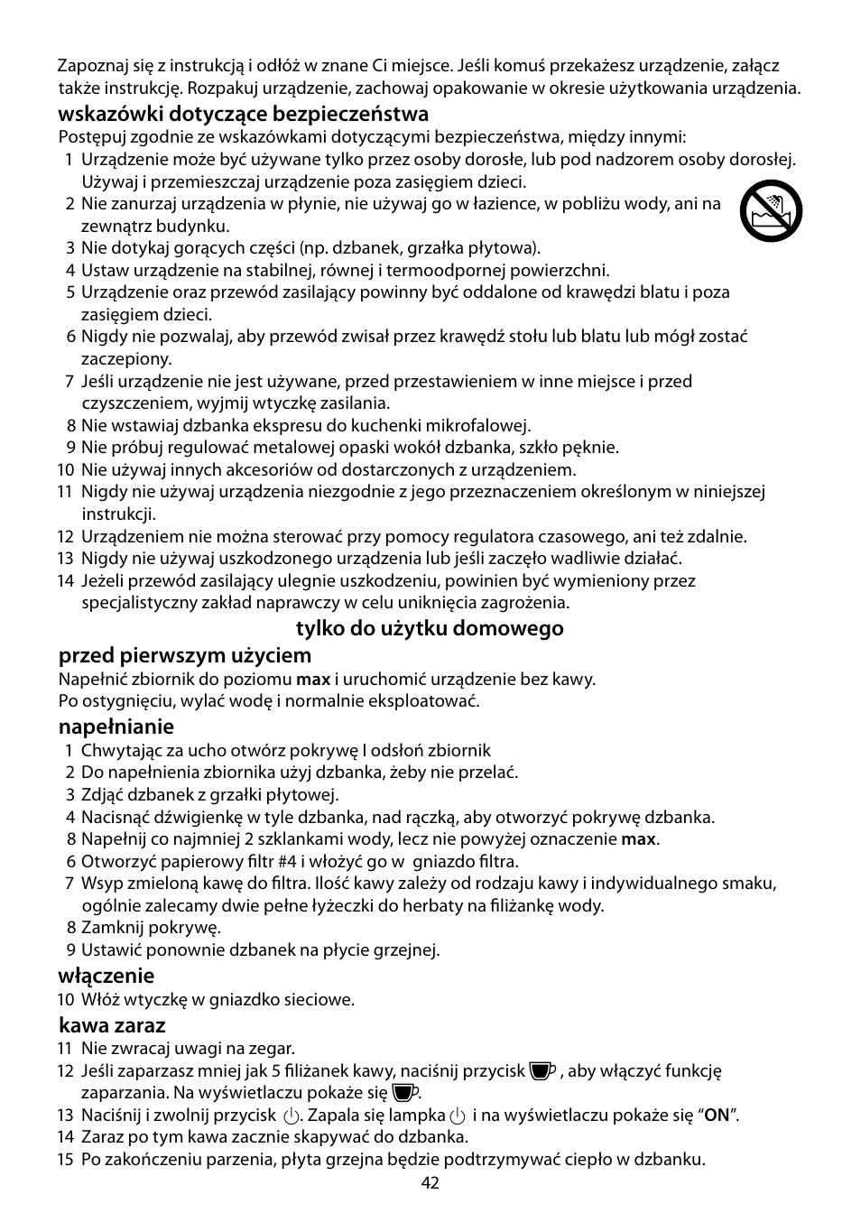 RUSSELL HOBBS FUTURA User Manual | Page 42 / 68