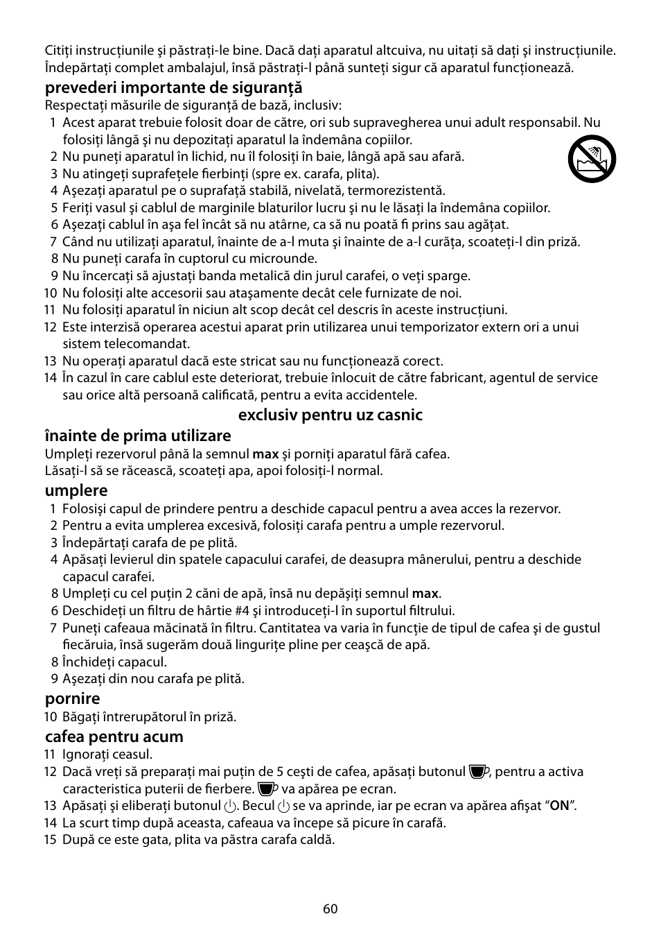 RUSSELL HOBBS FUTURA User Manual | Page 60 / 68