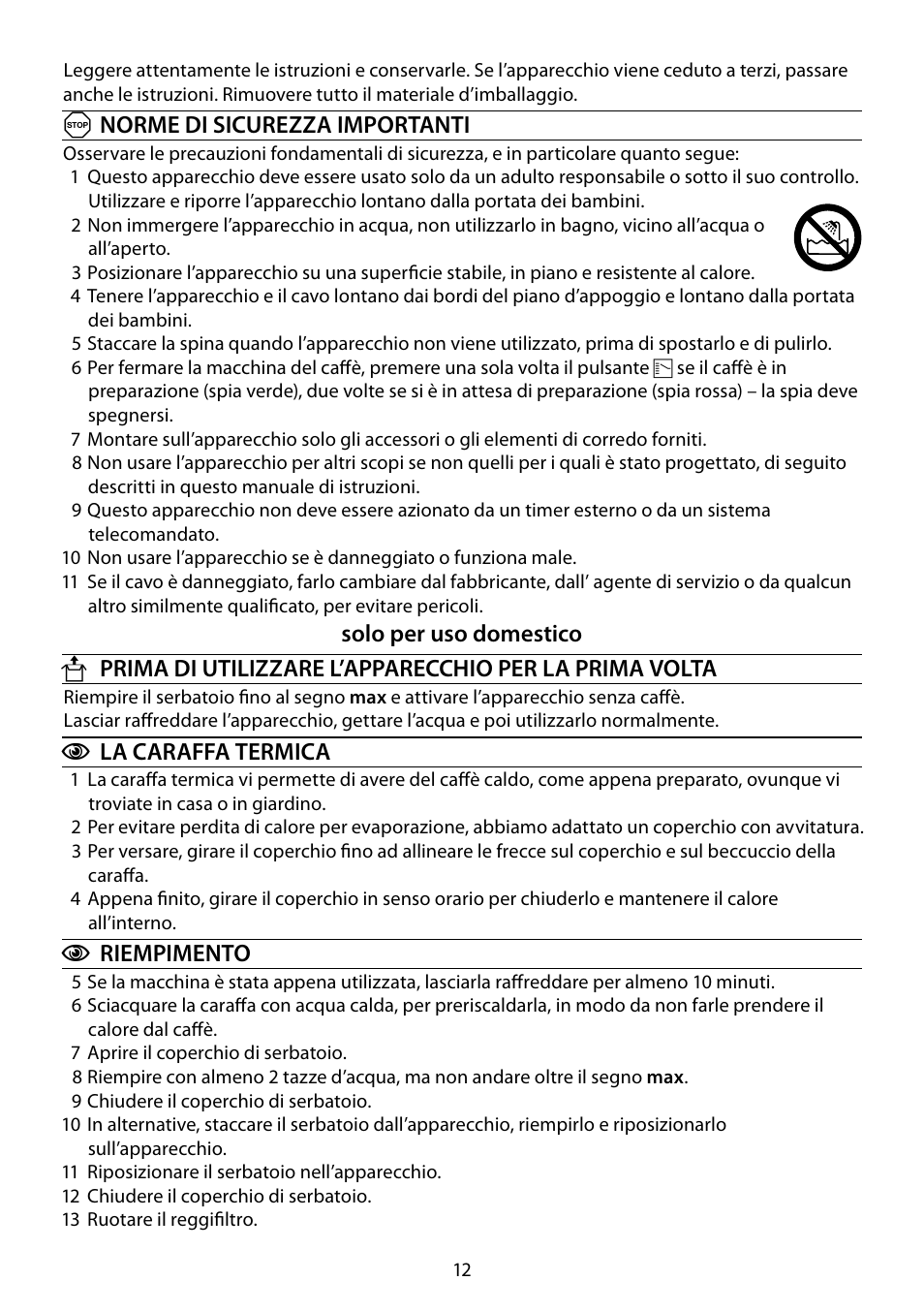 RUSSELL HOBBS STYLO User Manual | Page 12 / 68