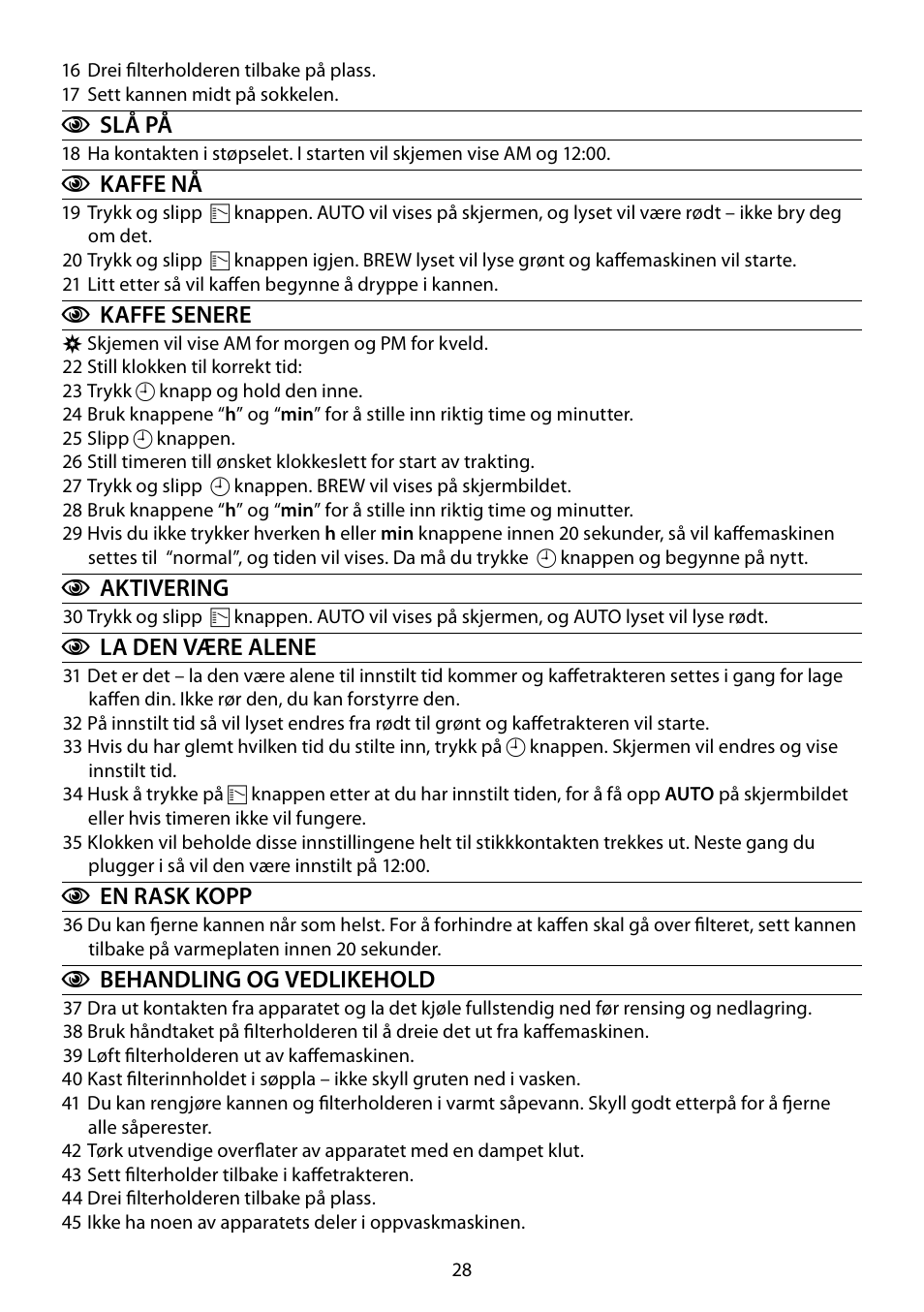 RUSSELL HOBBS STYLO User Manual | Page 28 / 68