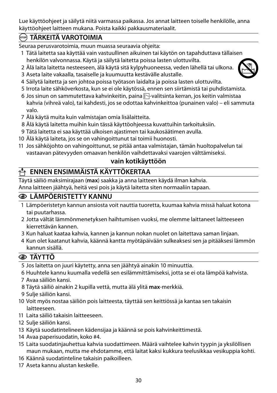 RUSSELL HOBBS STYLO User Manual | Page 30 / 68