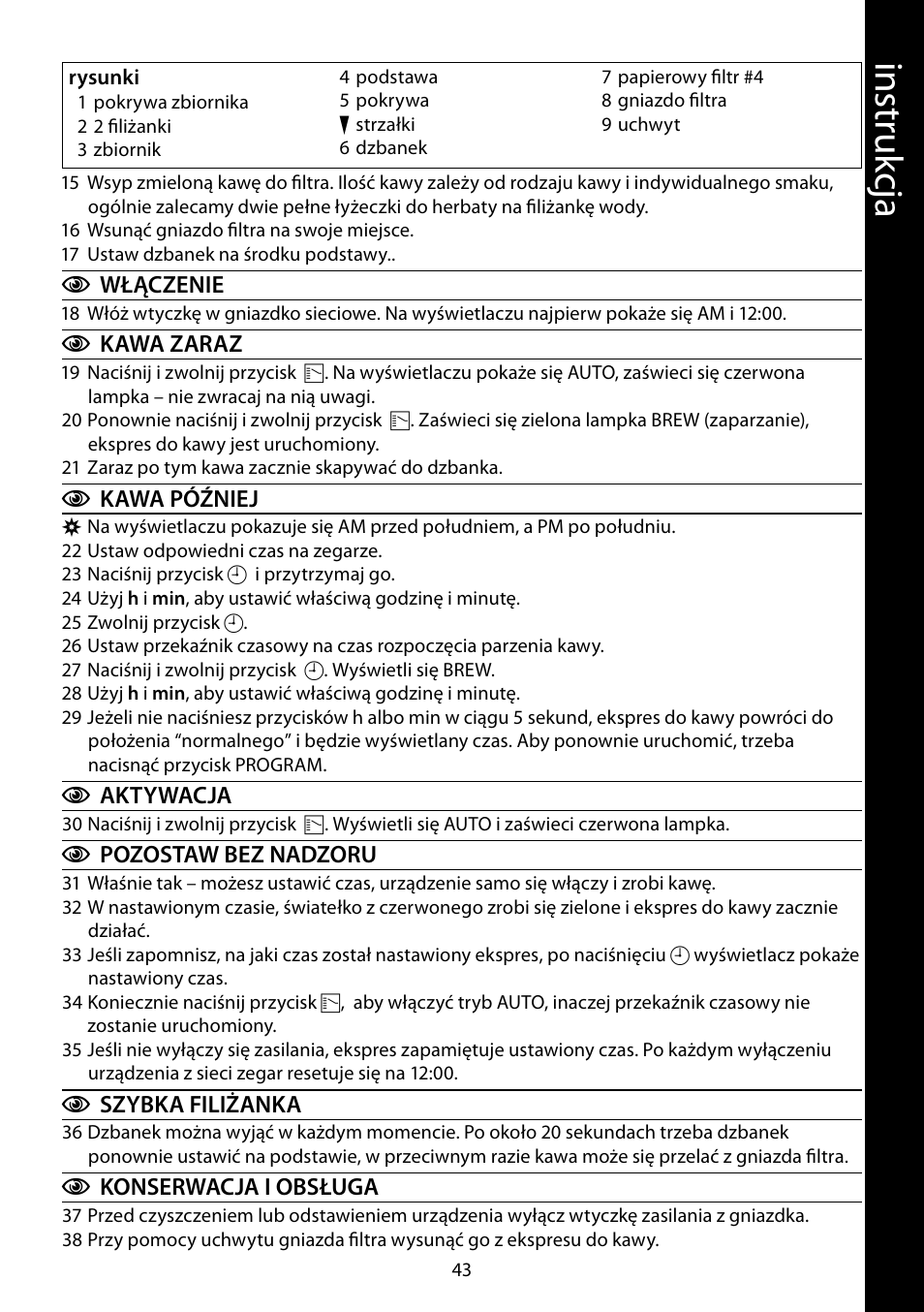 RUSSELL HOBBS STYLO User Manual | Page 43 / 68