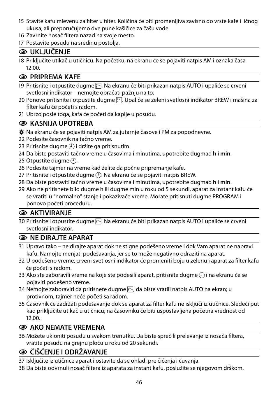 RUSSELL HOBBS STYLO User Manual | Page 46 / 68