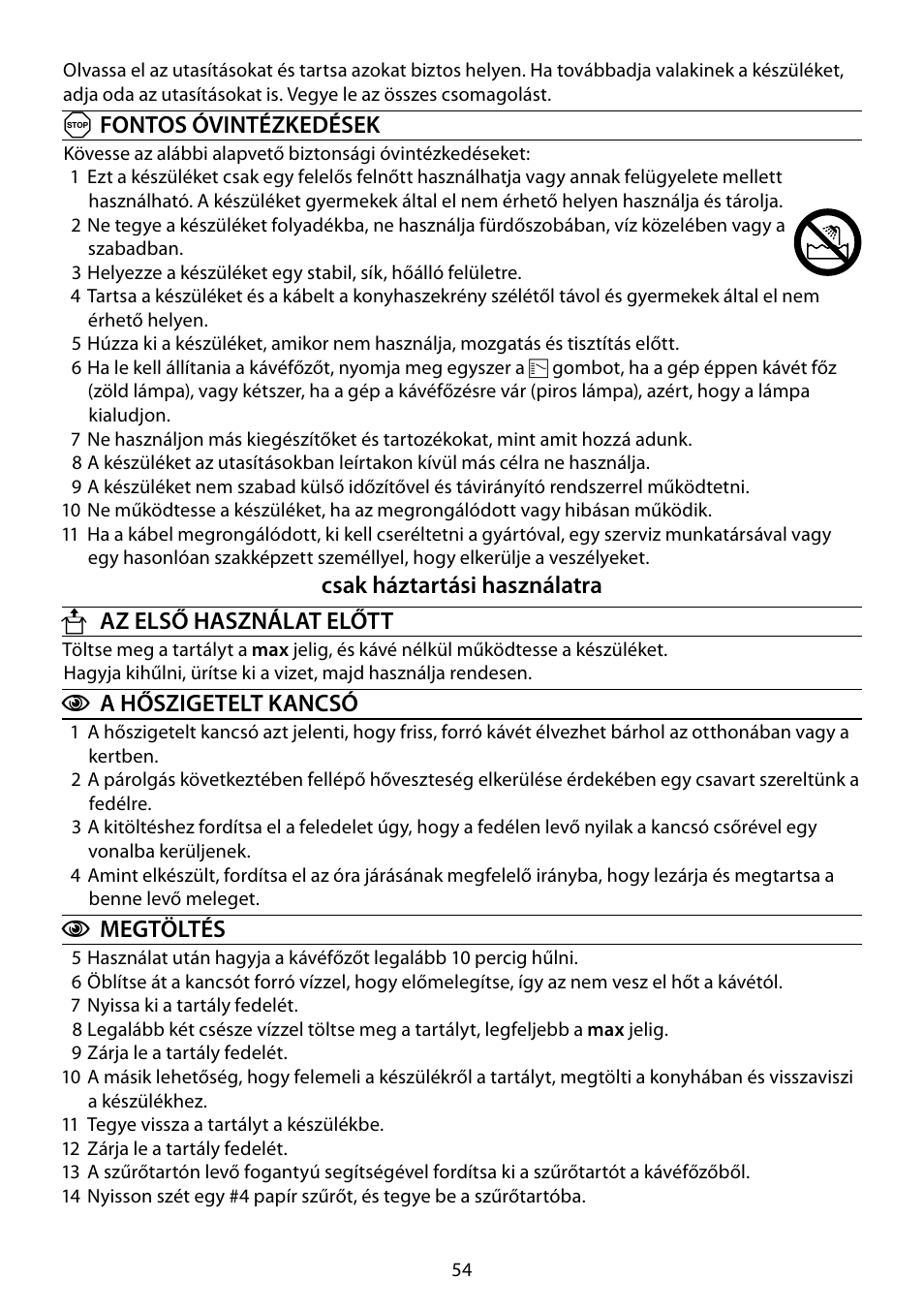RUSSELL HOBBS STYLO User Manual | Page 54 / 68