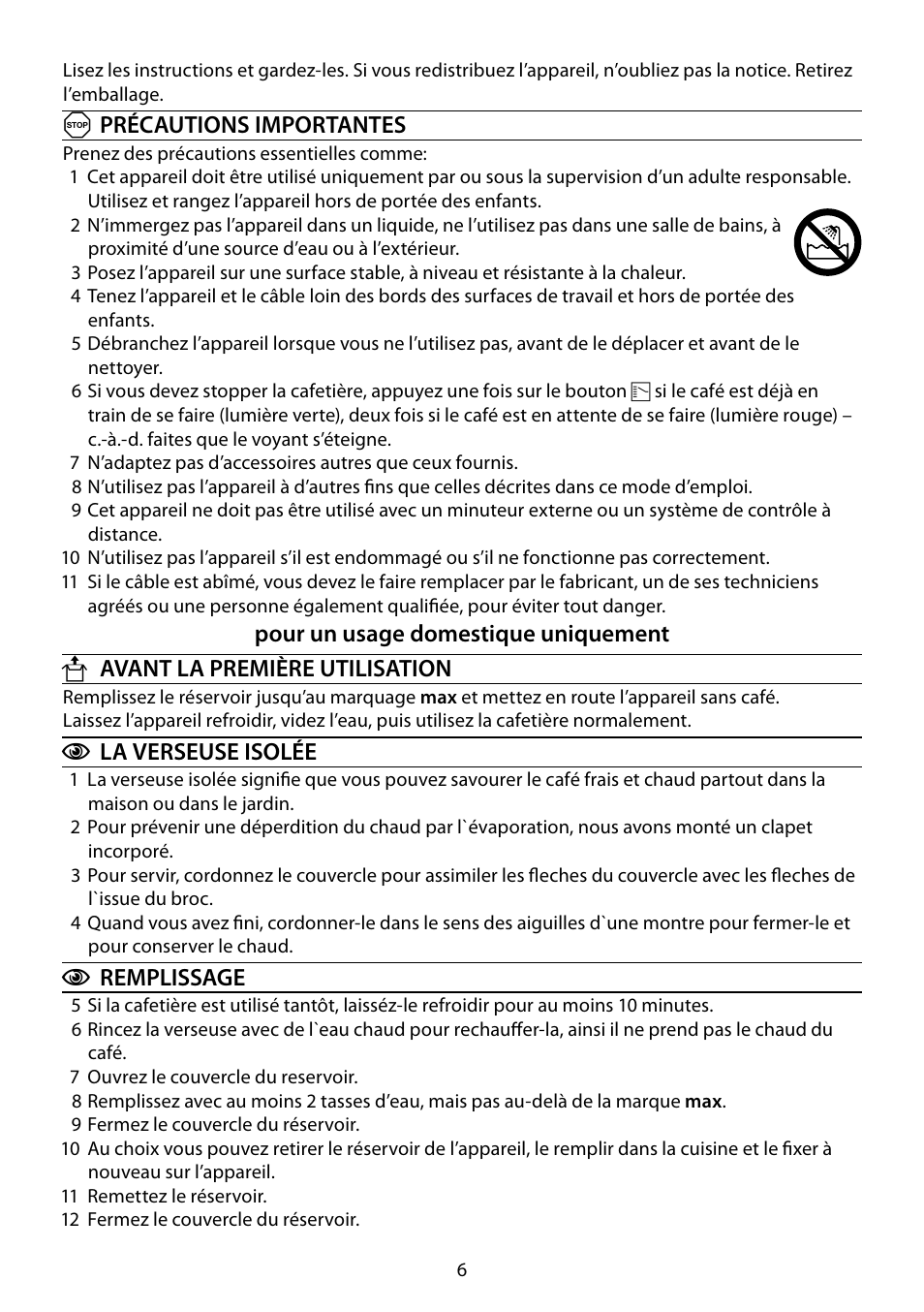 RUSSELL HOBBS STYLO User Manual | Page 6 / 68
