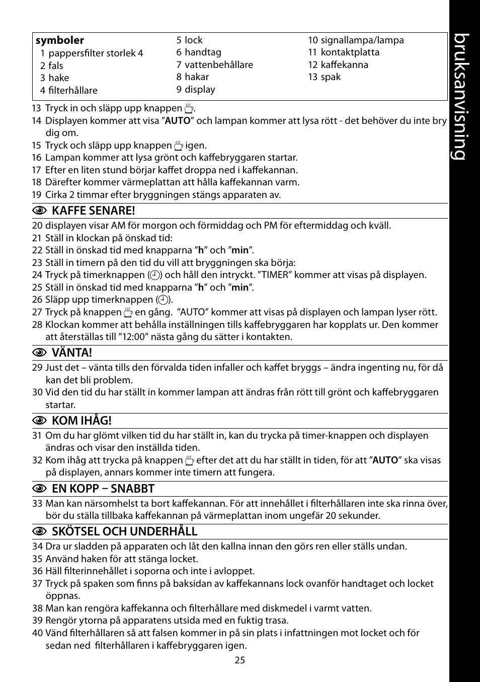 Br uk sa nv isnin g | RUSSELL HOBBS GLASS User Manual | Page 25 / 68