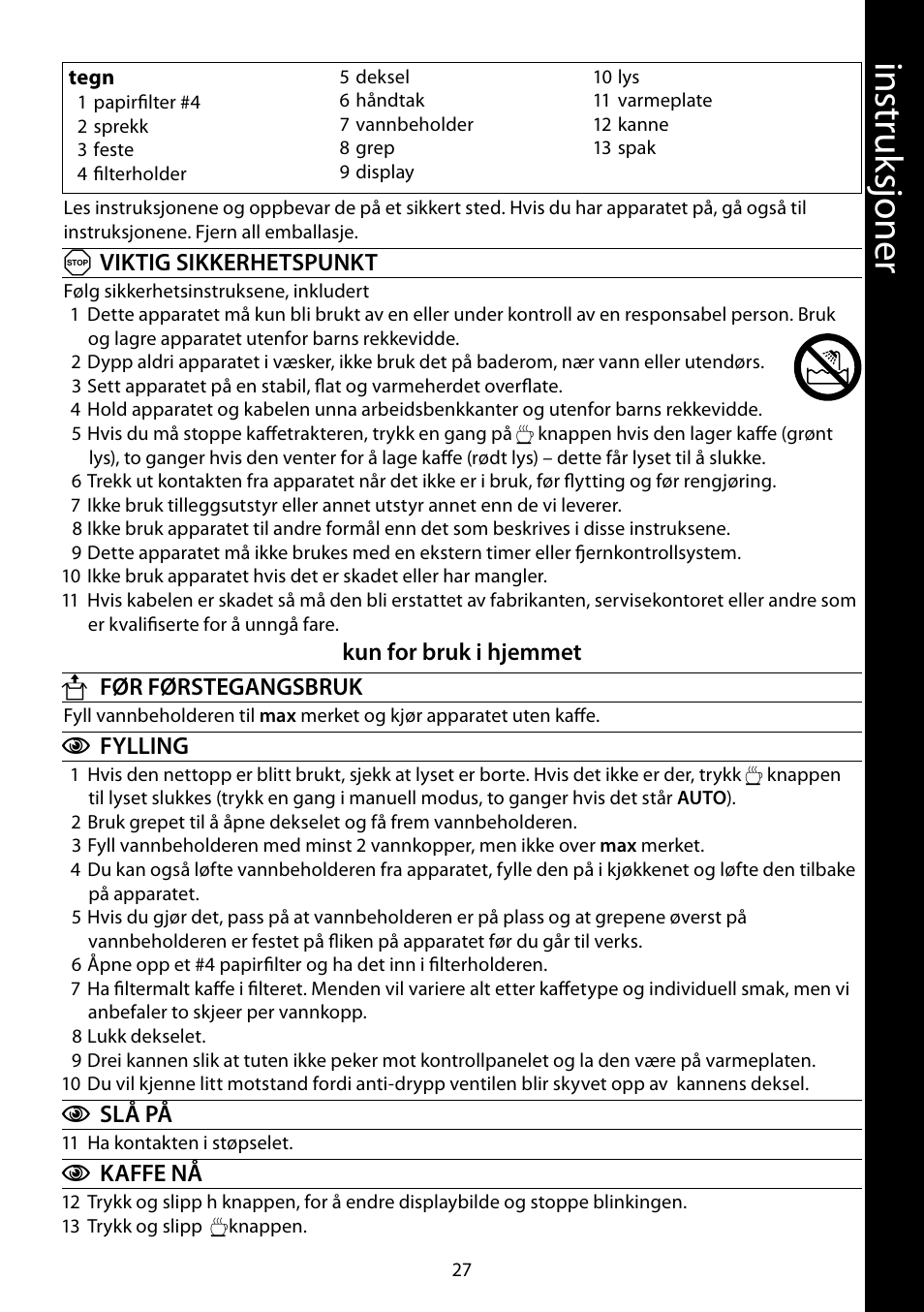 RUSSELL HOBBS GLASS User Manual | Page 27 / 68