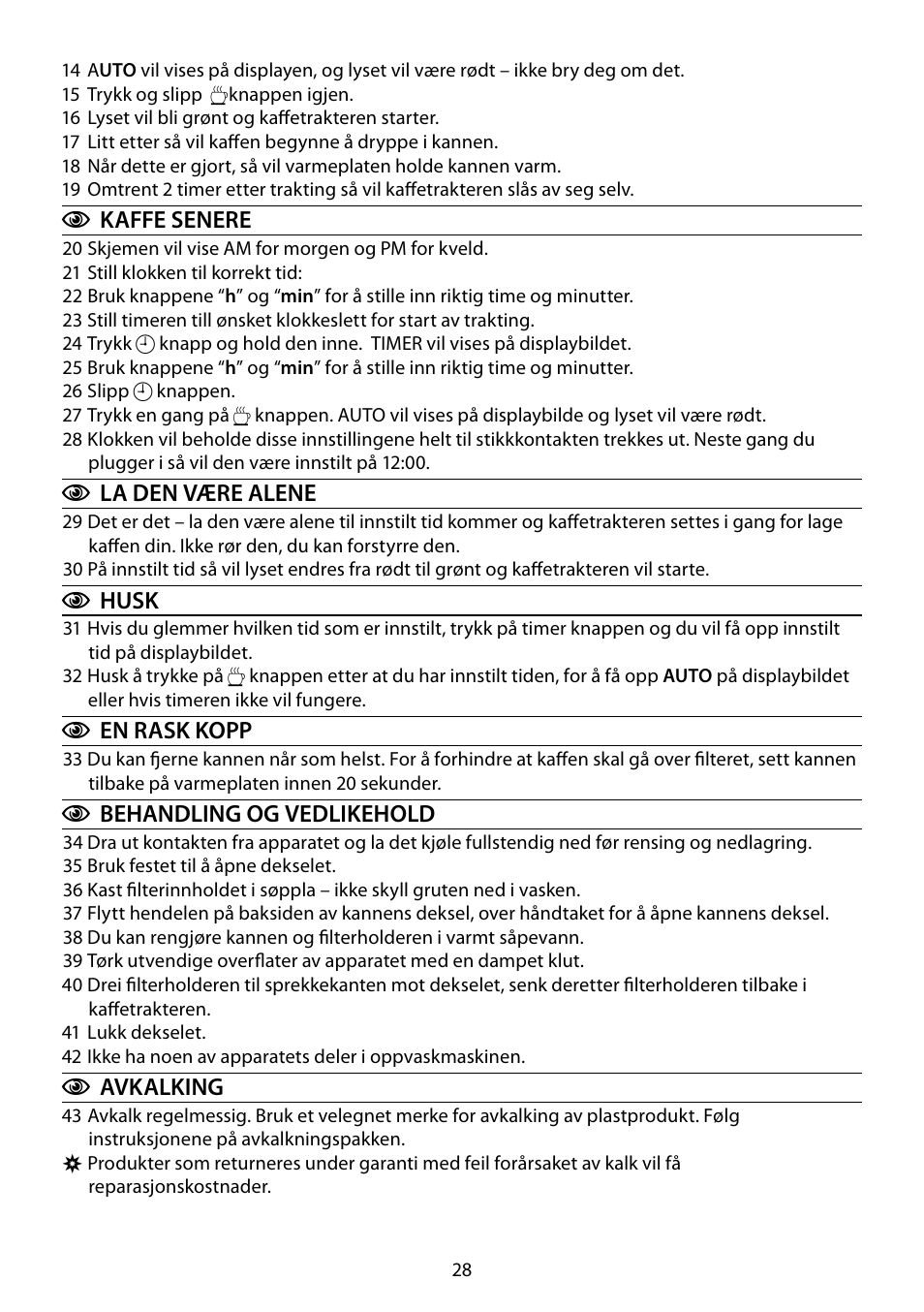 RUSSELL HOBBS GLASS User Manual | Page 28 / 68