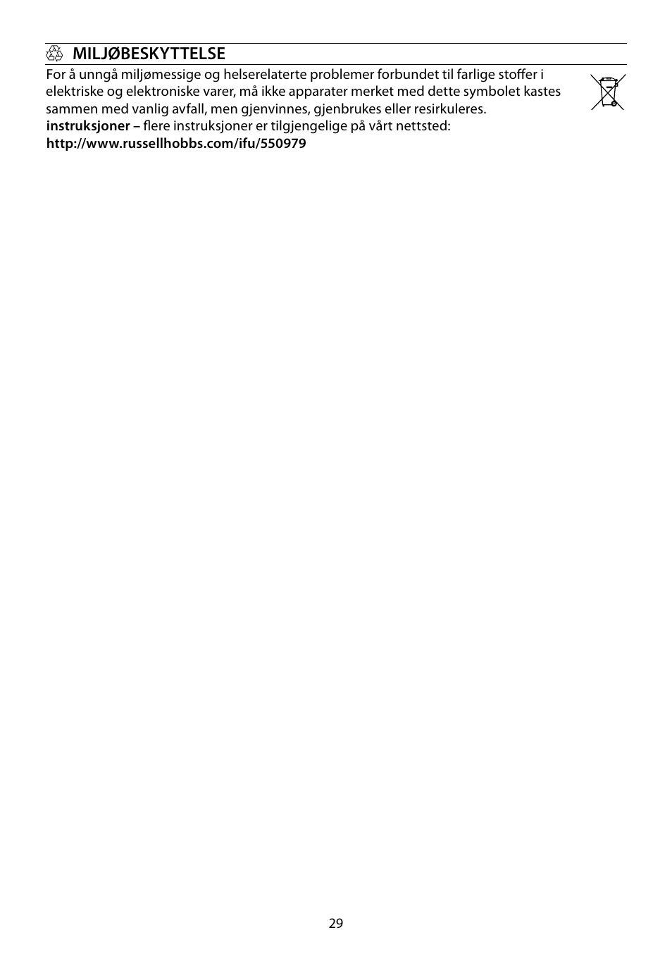 RUSSELL HOBBS GLASS User Manual | Page 29 / 68