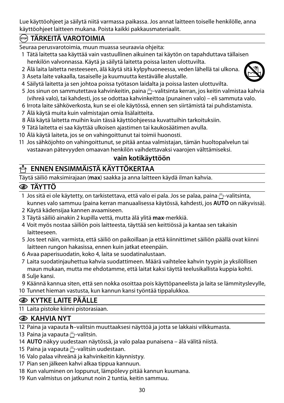 RUSSELL HOBBS GLASS User Manual | Page 30 / 68