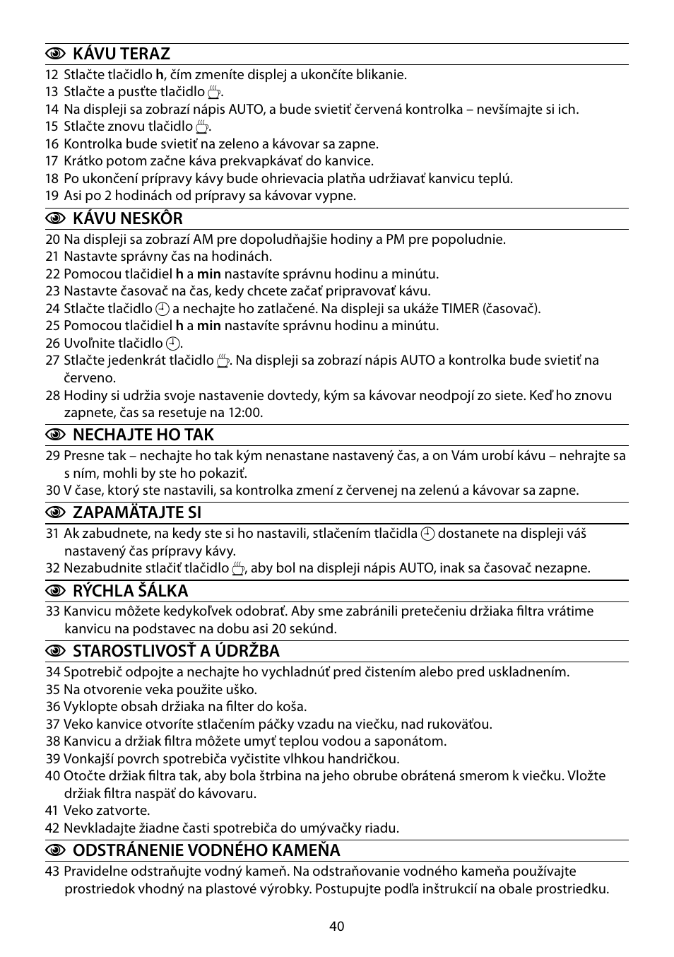 RUSSELL HOBBS GLASS User Manual | Page 40 / 68