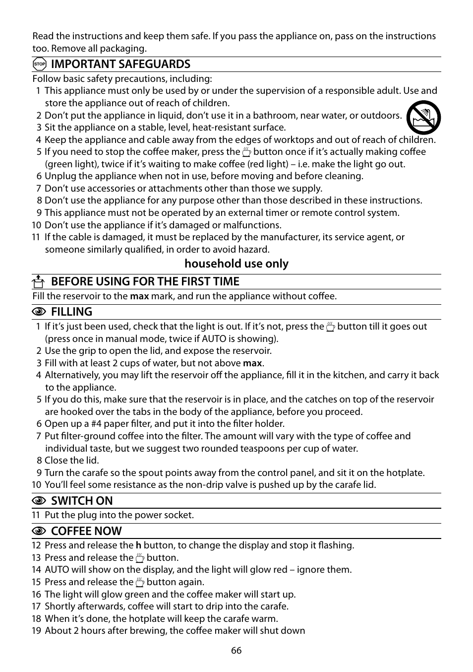 RUSSELL HOBBS GLASS User Manual | Page 66 / 68