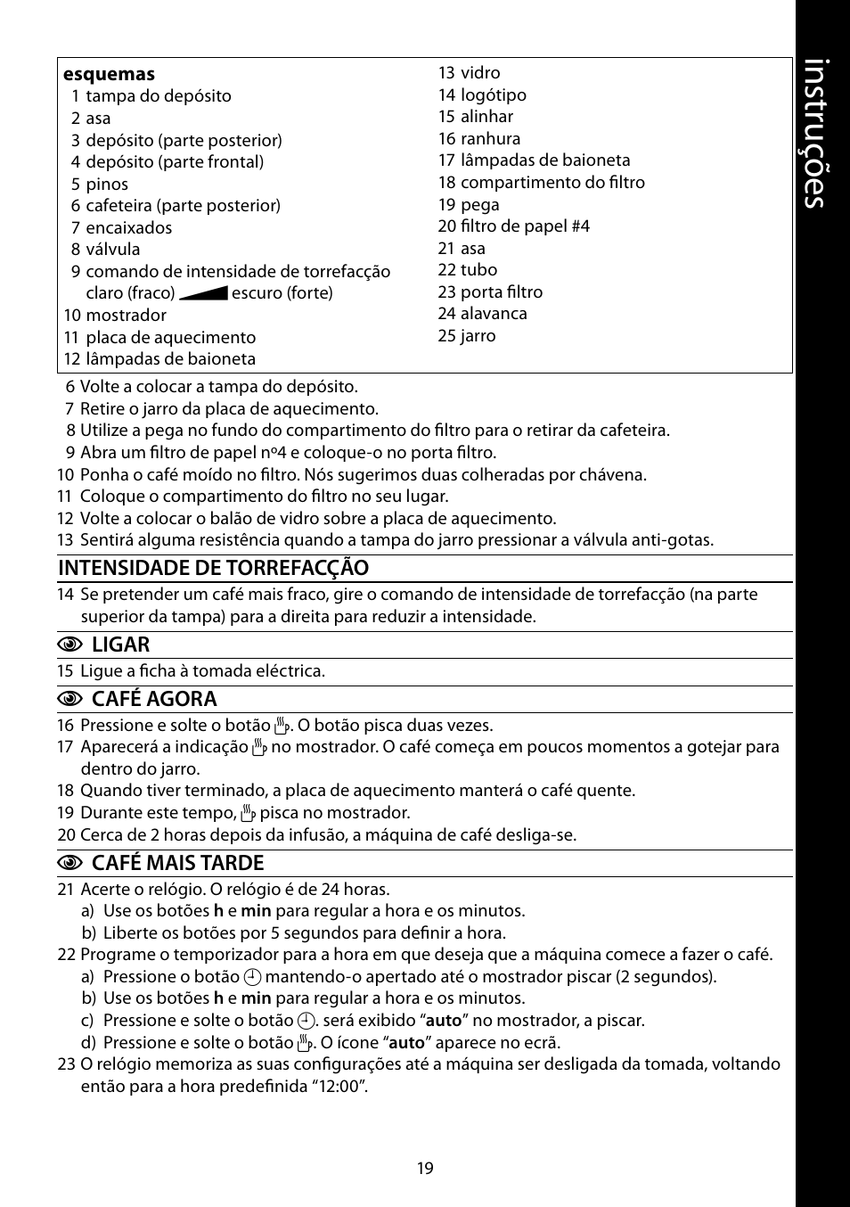 RUSSELL HOBBS GLASS TOUCH User Manual | Page 19 / 68