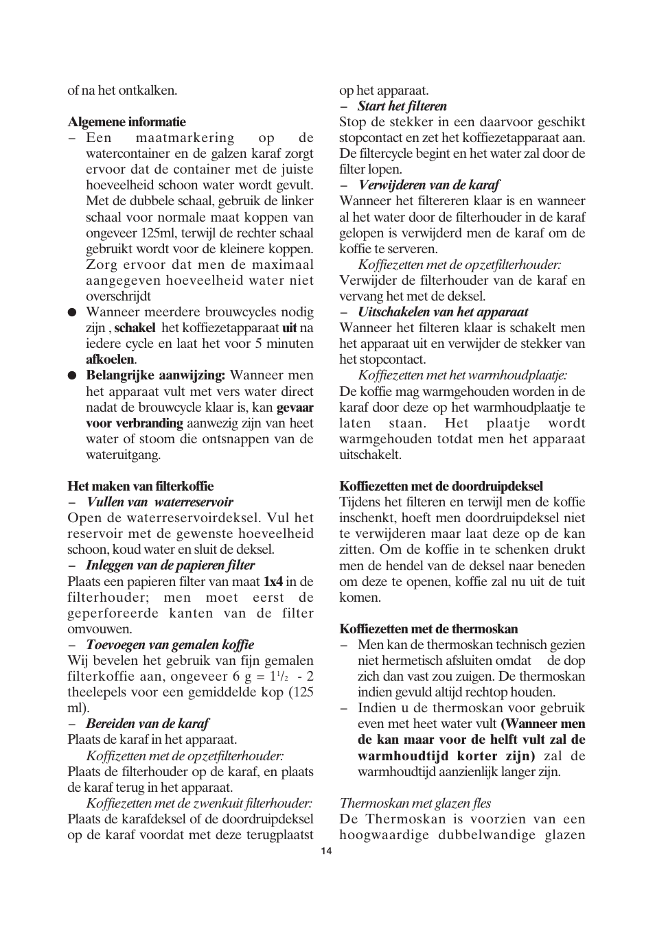 SEVERIN KA 4037 User Manual | Page 15 / 49
