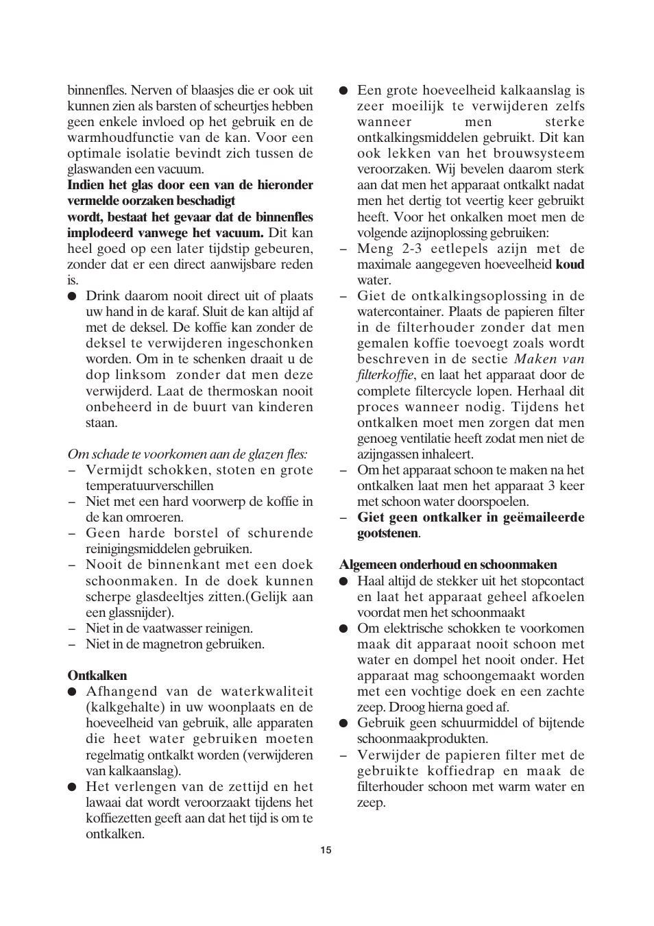 SEVERIN KA 4037 User Manual | Page 16 / 49