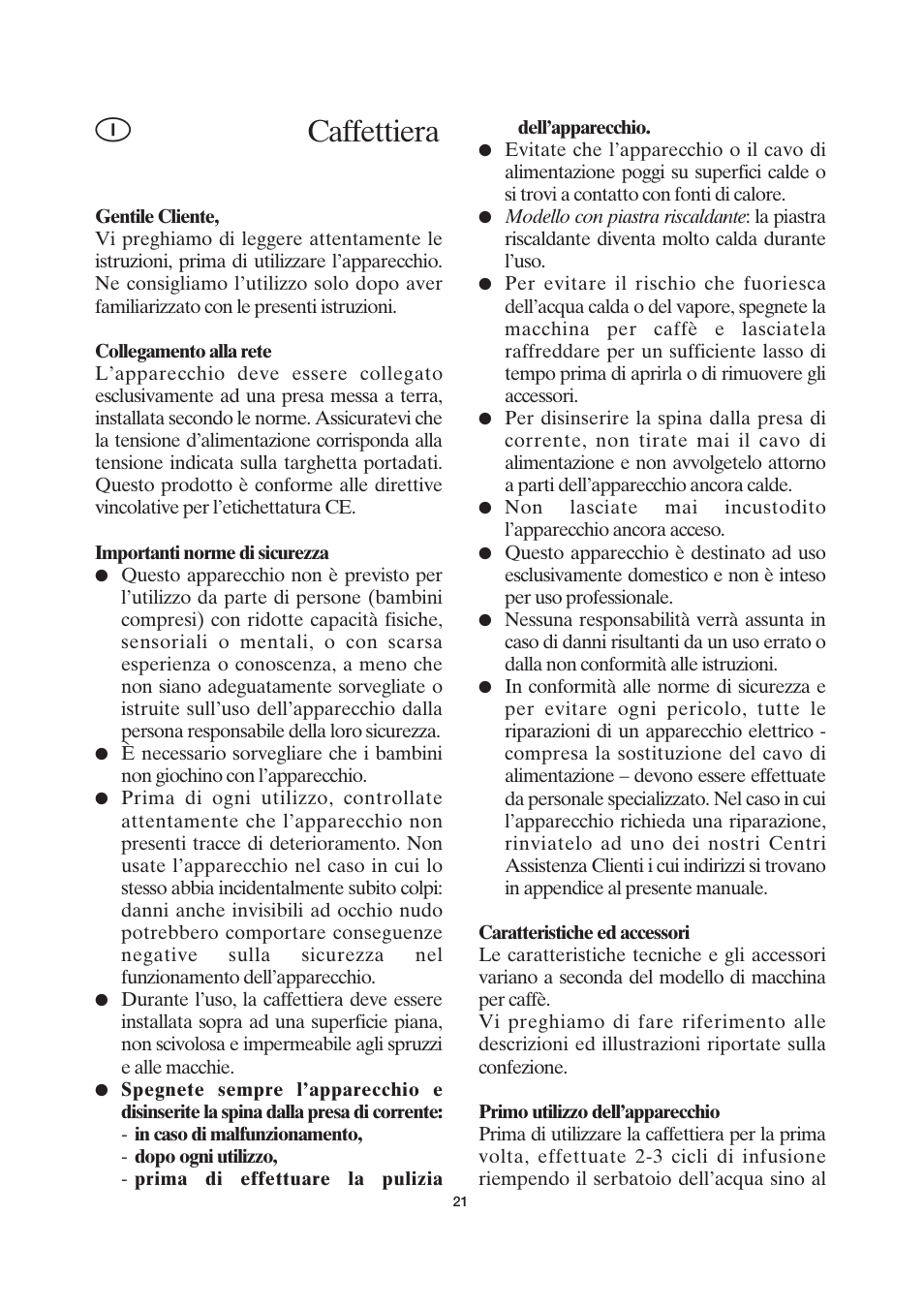 Caffettiera | SEVERIN KA 4037 User Manual | Page 22 / 49