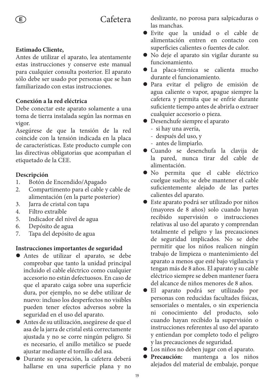 Cafetera | SEVERIN KA 4306 User Manual | Page 19 / 50