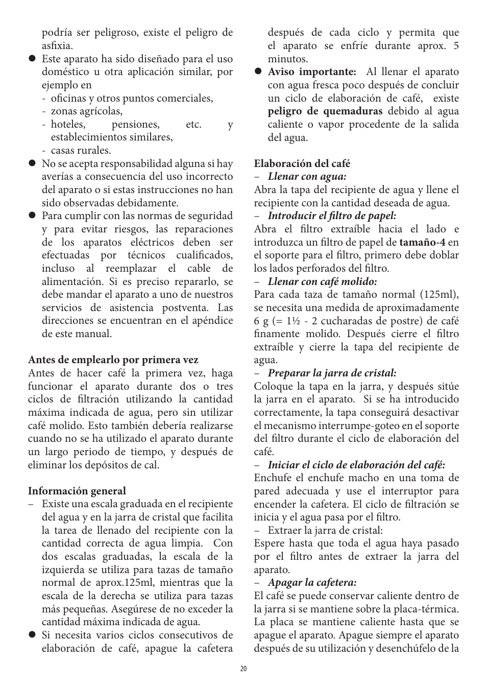 SEVERIN KA 4306 User Manual | Page 20 / 50